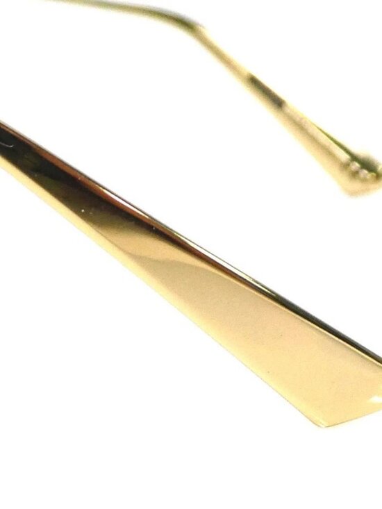 Auth Christian Dior Sunglasses Black/Gold Plastic/Metal main image 4